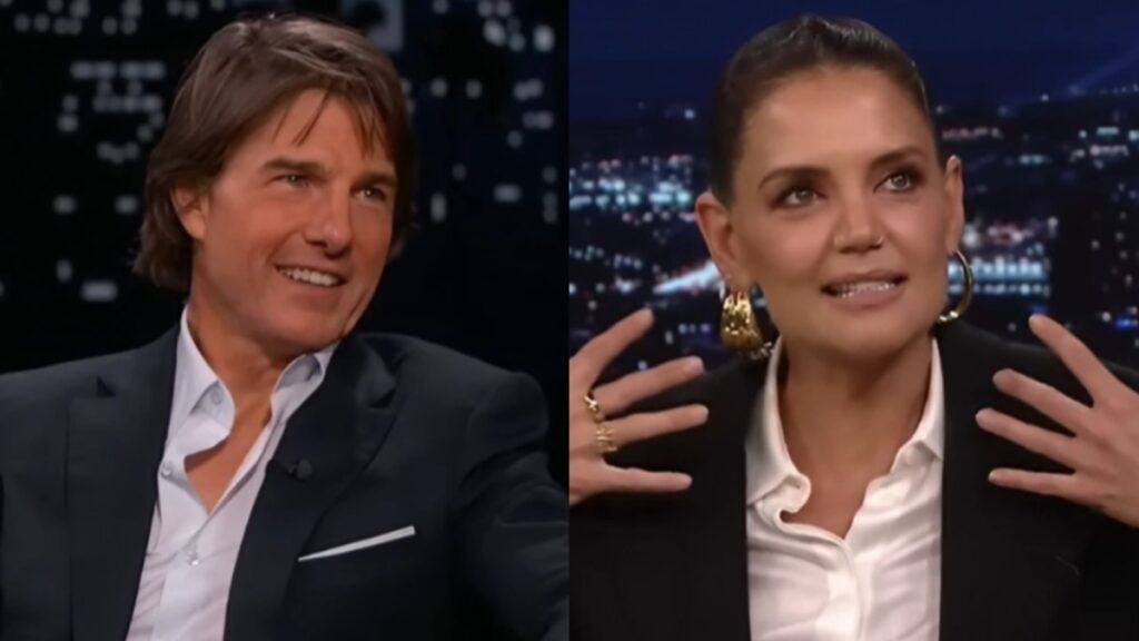 Tom Cruise and Katie Holmes.