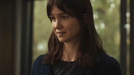 Katherine Waterston in the science-fiction movie, Afraid.