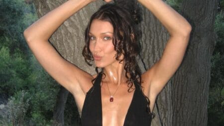 Orebella founder and model Bella Hadid