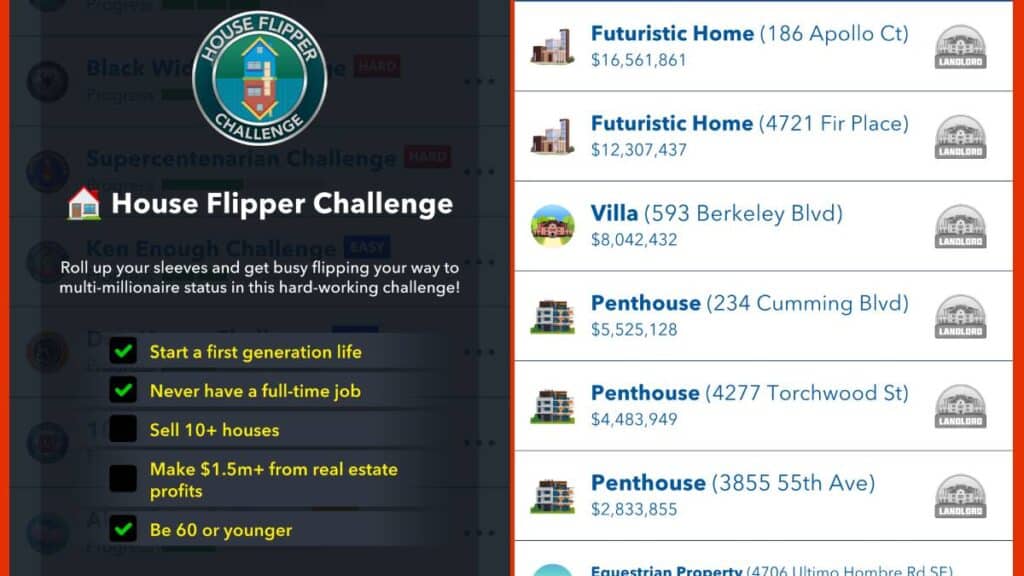 BitLife: How to Complete the House Flipper Challenge