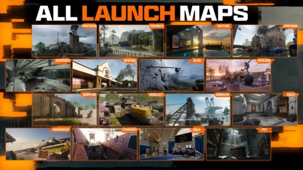 All Black Ops 6 Launch Maps