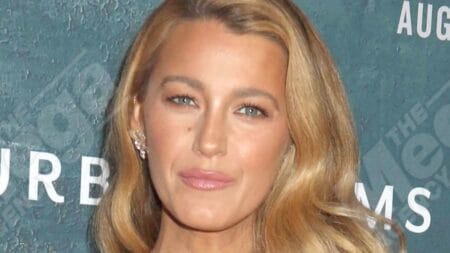 Blake Lively poses close up