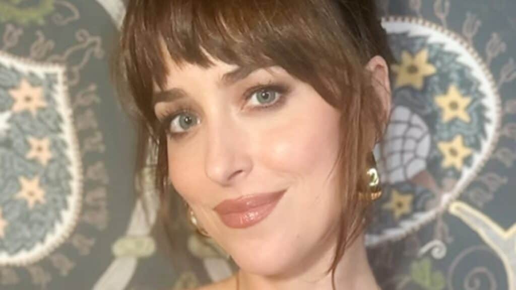 Dakota Johnson close up