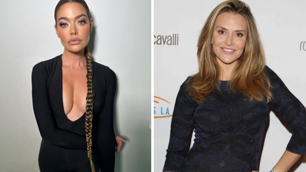 Denise Richards (L), Brooke Mueller (R)