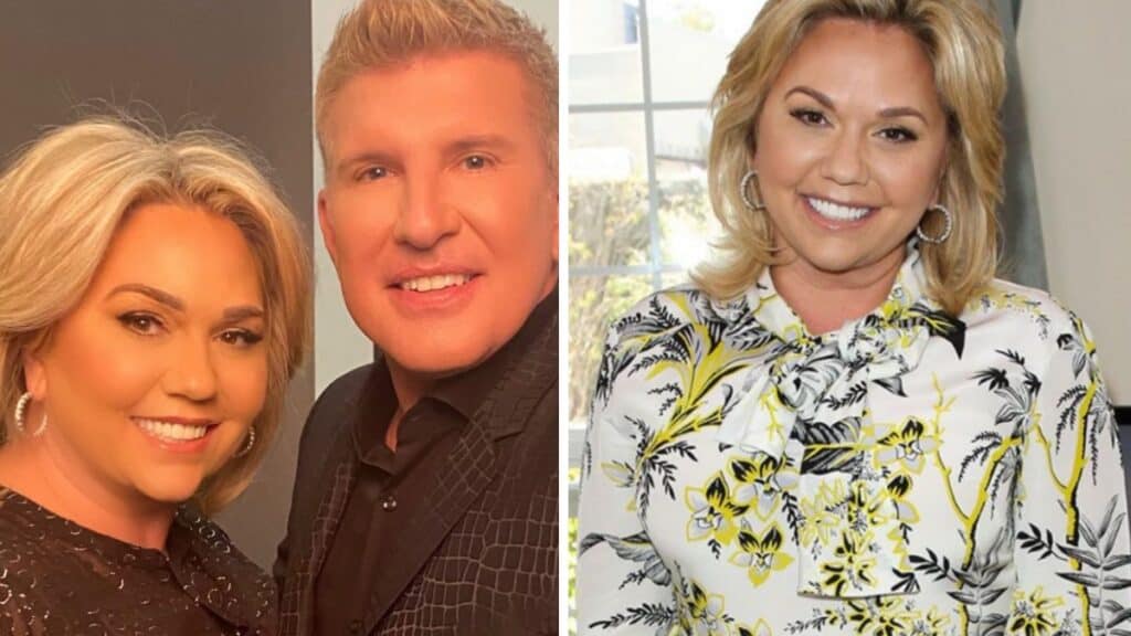 Julie and Todd Chrisley (L), Julie Chrisley (R)