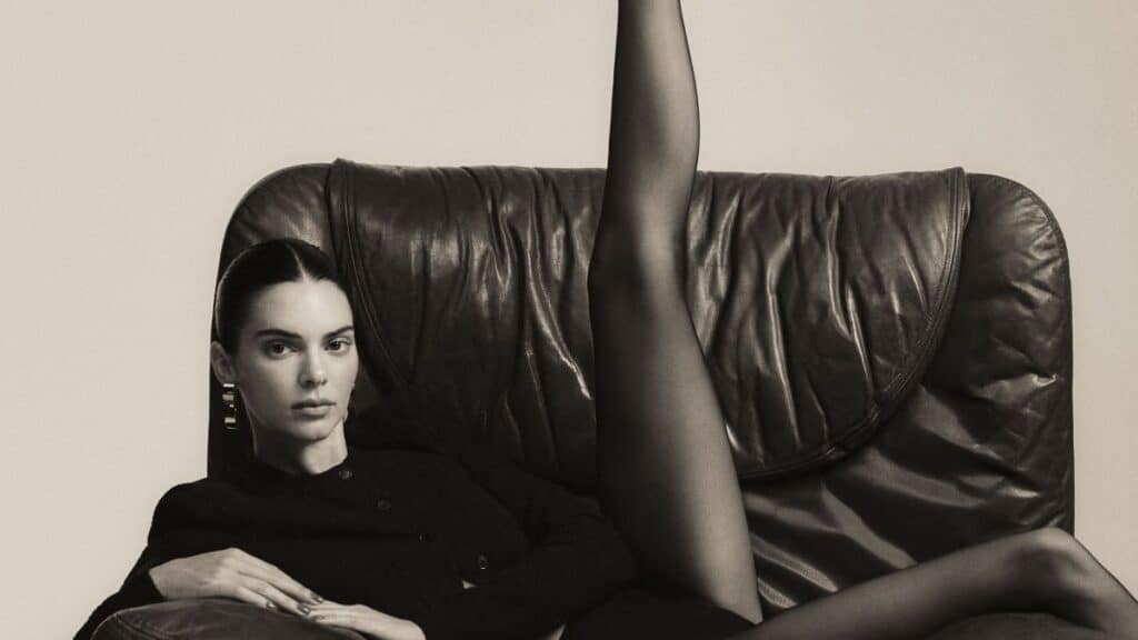 Kendall Jenner Recreates Victoria Beckham's Iconic Leg Pose in Racy Topless Photos