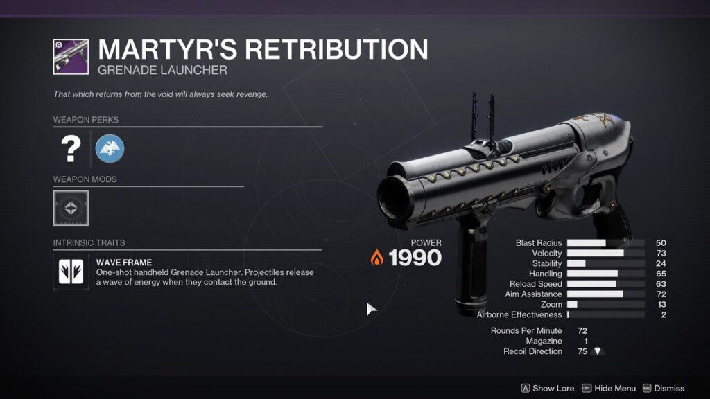 Martyr's Retribution