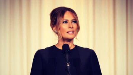 Melania Trump is being accused of plagiarizing the cover of her upcoming memoir.