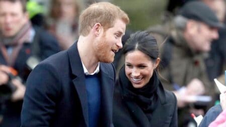 Prince Harry and his wife Meghan Markle