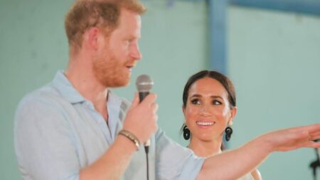 Prince Harry and Meghan Markle in Colombia