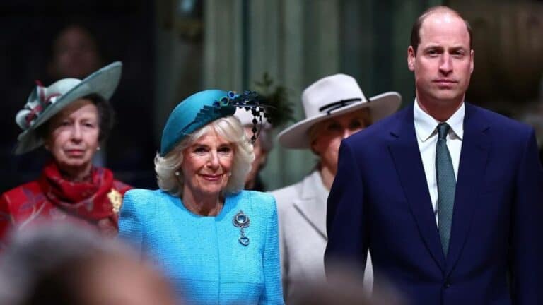 Princess Anne, Queen Camilla and Prince William