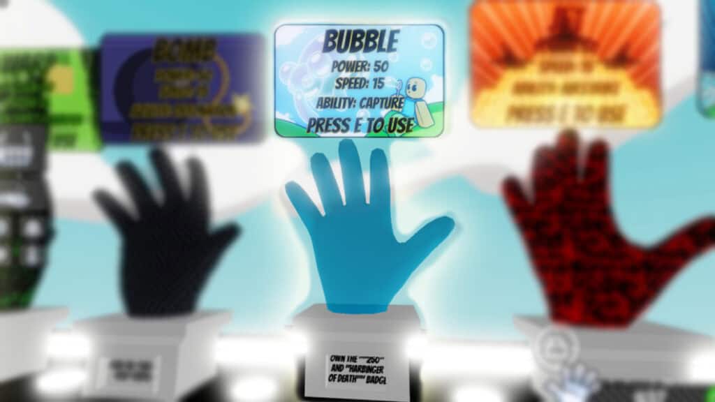 Roblox: How to Get the Bubble Glove in Slap Battles (Harbinger of Death and 250 Badges)