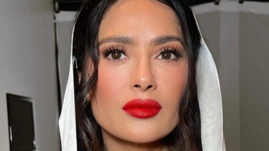 Salma Hayek close up