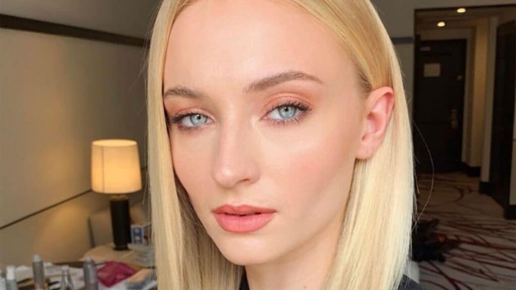 Sophie Turner poses close up