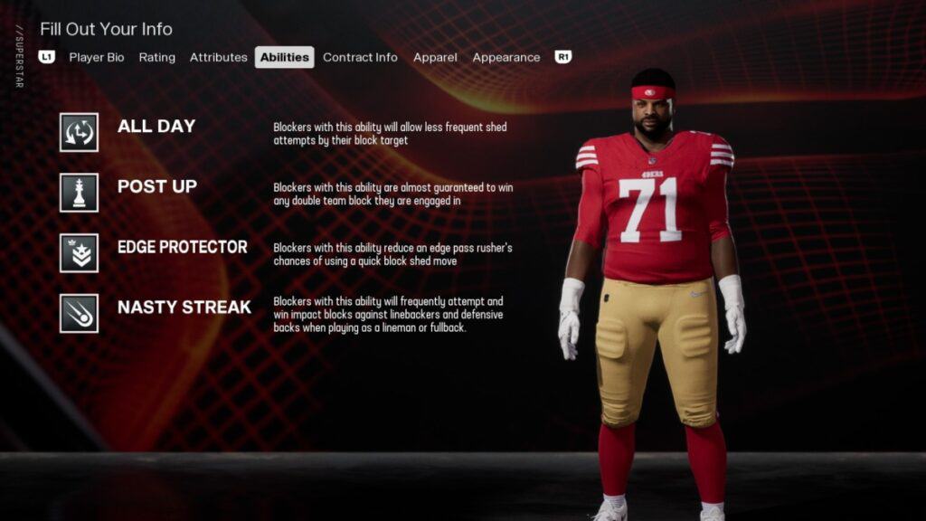 Trent Williams Madden 25