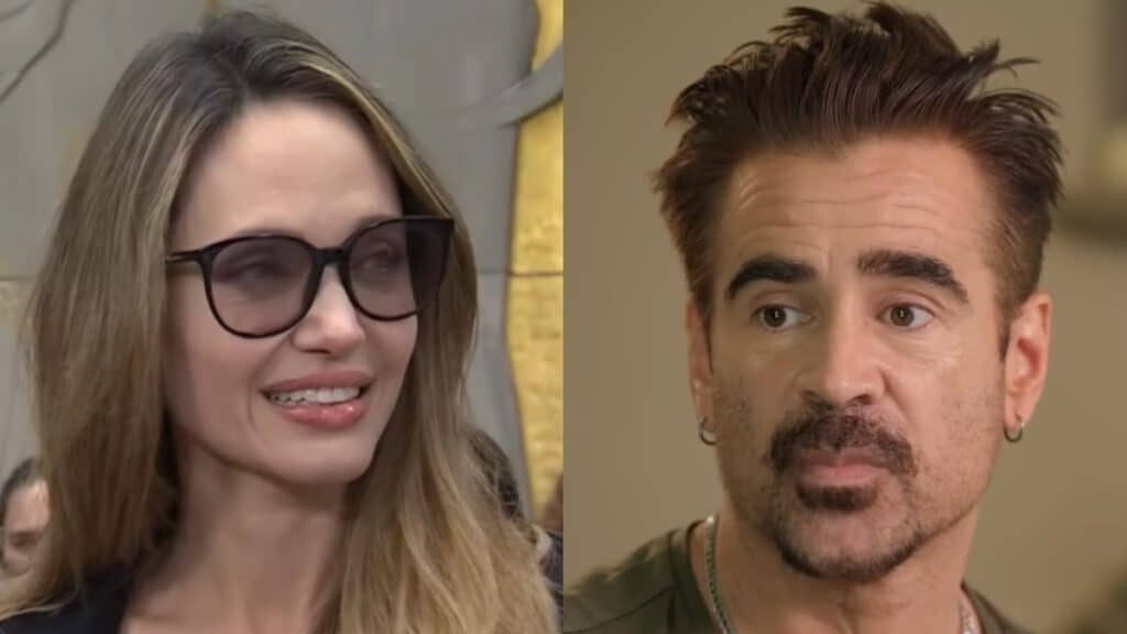 Angelina Jolie and Colin Farrell