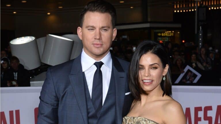 Channing Tatum and Jenna Dewan on the red carpet.