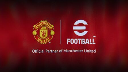 efootball konami manchester united fc partnership