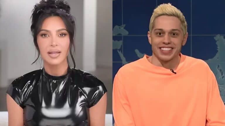 Kim Kardashian and Pete Davidson