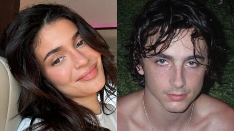 Kylie Jenner and Timothee Chalamet