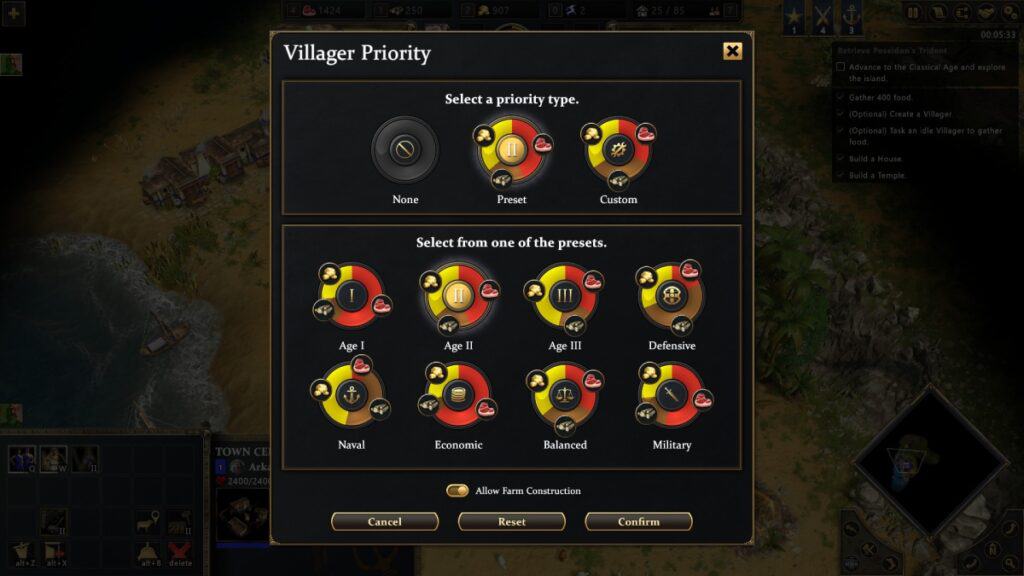 Villager Priority System