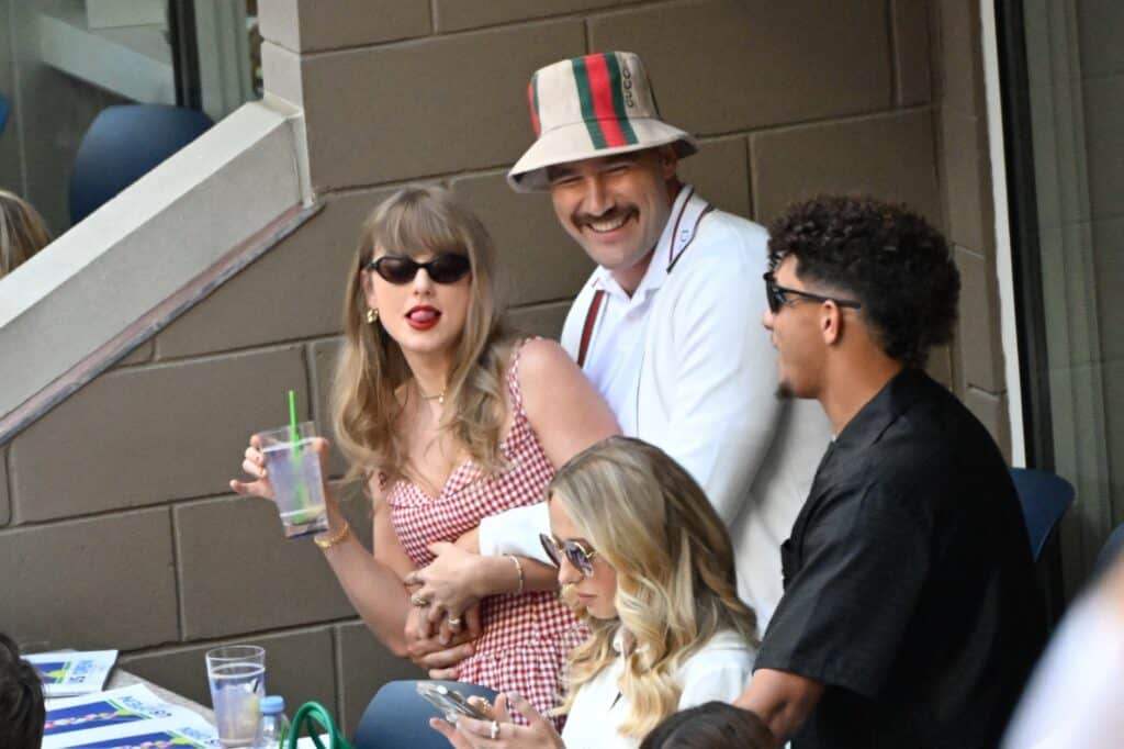 Taylor Swift and Travis Kelce at the US Open