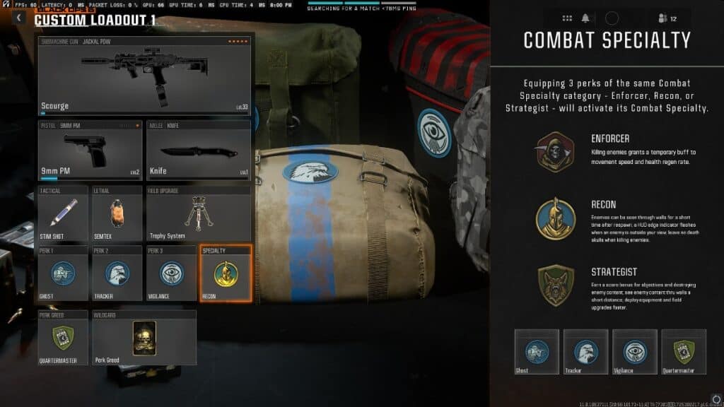 Recon Perk Package