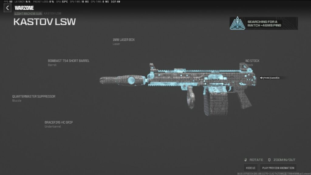 Best Kastov LSW Loadout in Warzone and MW3