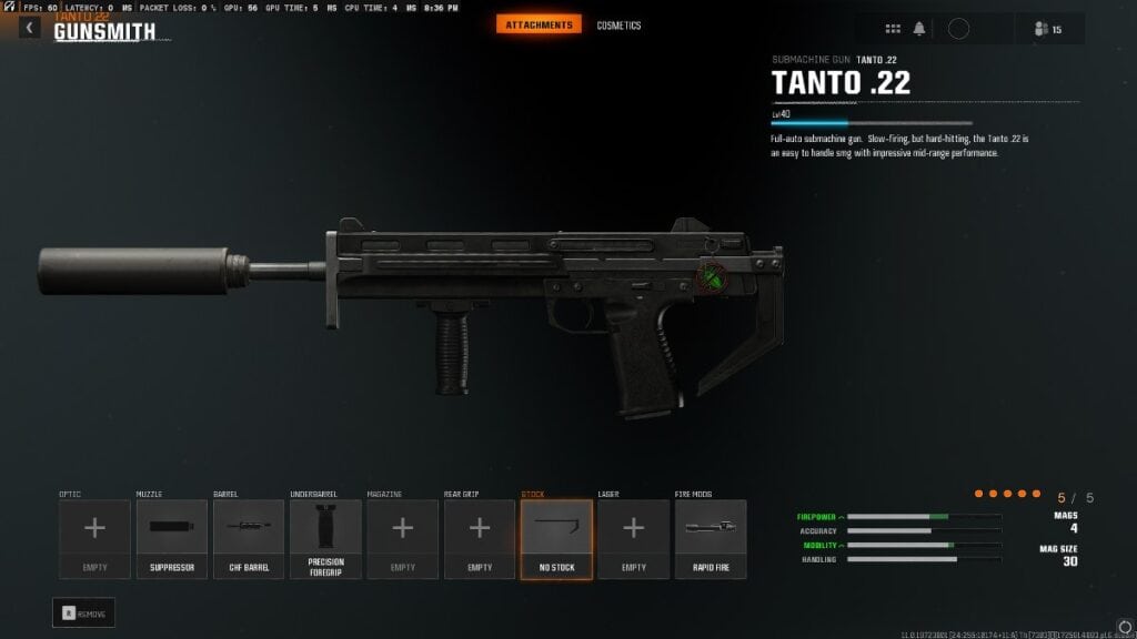 Best Tanto 22 SMG Loadout in Black Ops 6