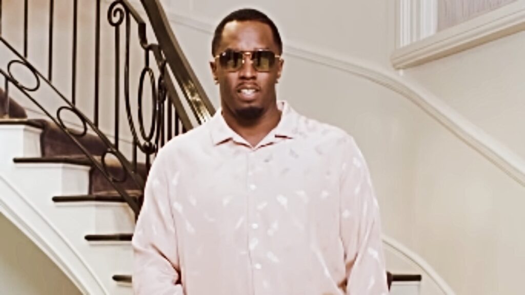 Sean Diddy Combs grant Vogue interview at home