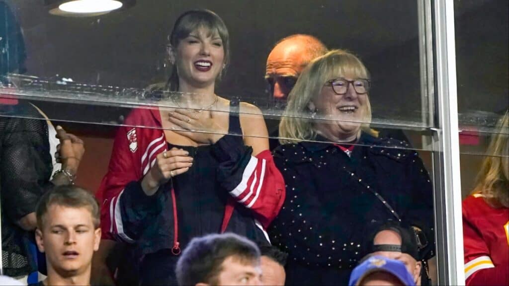 Taylor Swift at a Kansas City Chiefs game