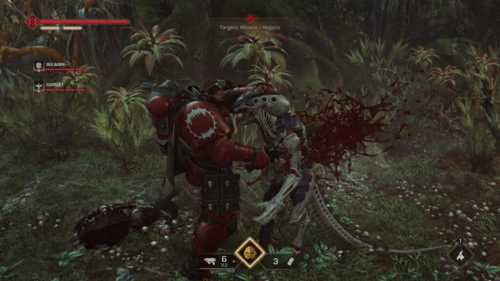 The player performs an Execution