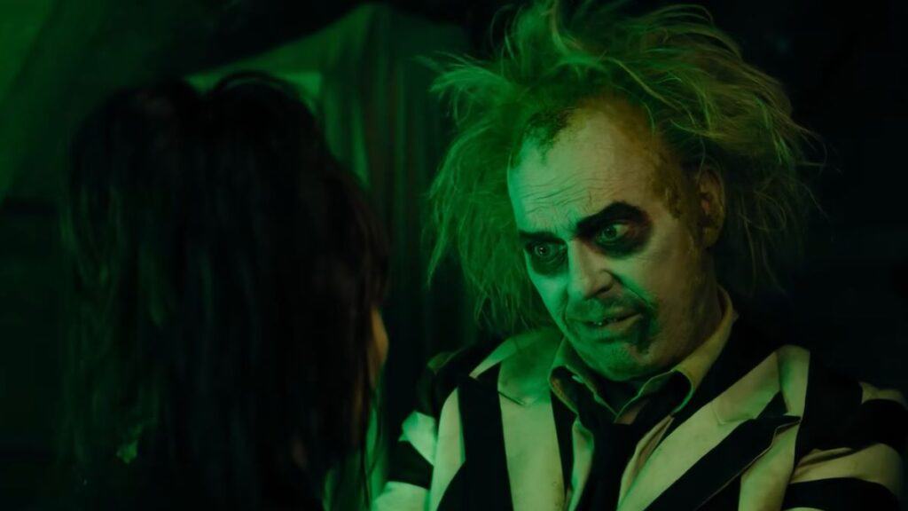 A shot of Beetlejuice Beetlejuice