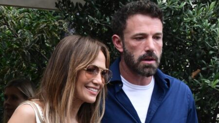 Ben Affleck and Jennifer Lopez during an outing.