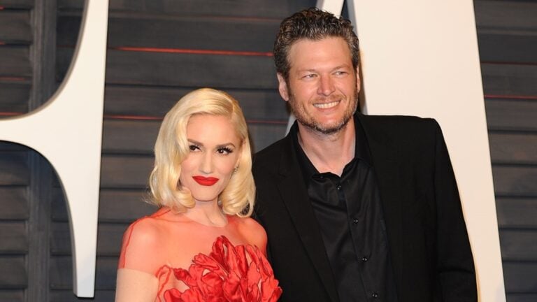 Blake Shelton and wife Gwen Stefani at an event