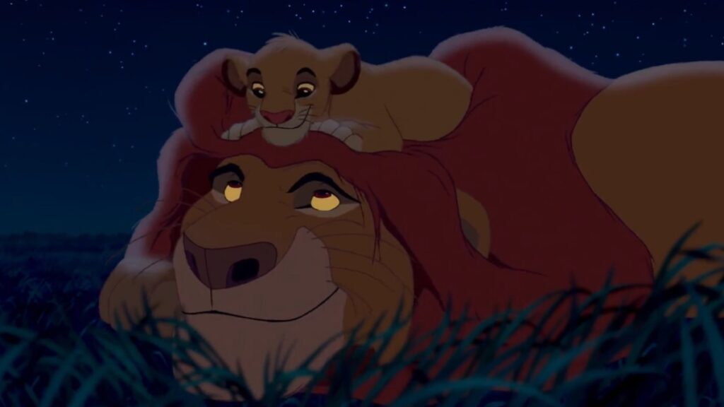 Mufasa and Simba from The Lion King