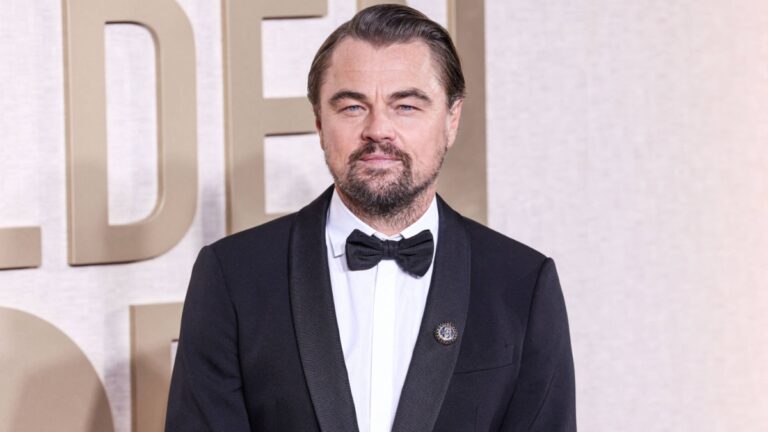 Leonardo DiCaprio at the 81st Annual Golden Globe Awards