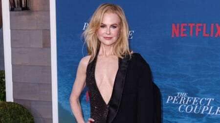 Nicole Kidman in see-through dress