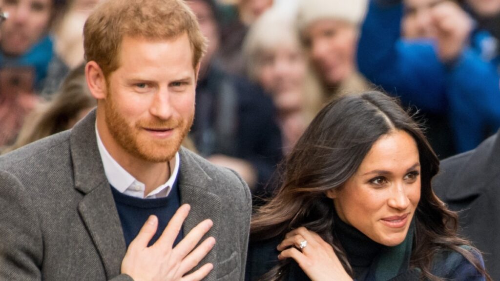 Prince Harry and Meghan Markle in public.