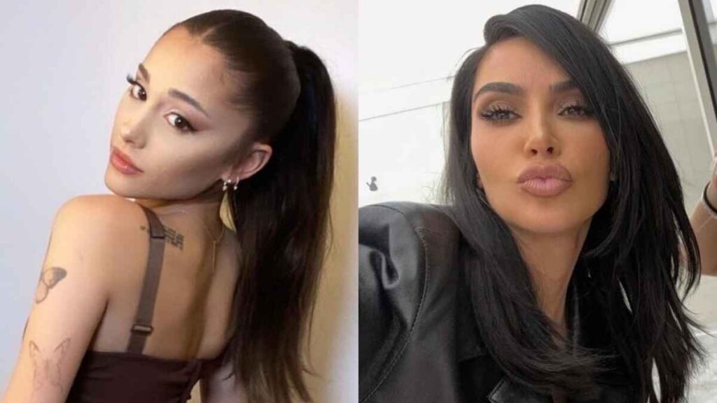 Ariana Grande and Kim Kardashian