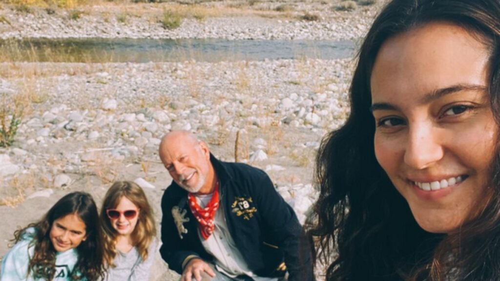 Bruce Willis' wife Emma Heming reveals how she broaches the topic of his dementia battle with their daughters.