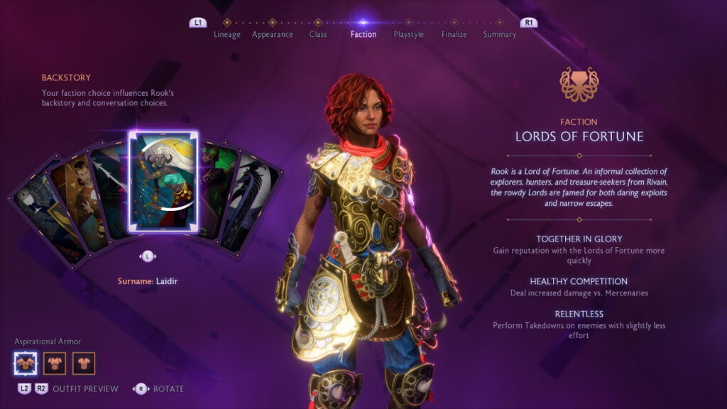 Lords of Fortune Armor