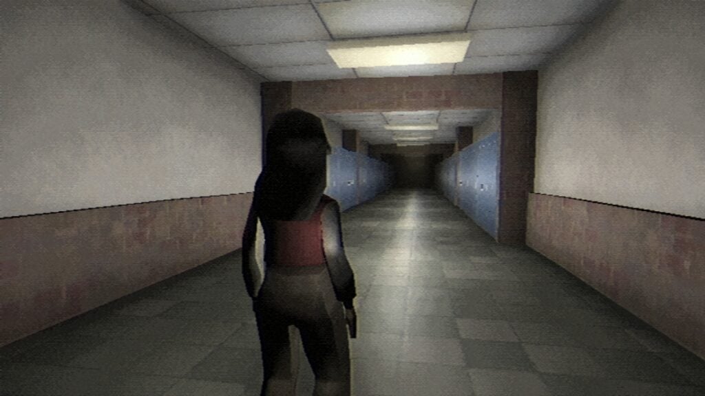 Vivian stands at the end of a hallway in Fear the Spotlight