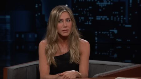 Jennifer Aniston on Jimmy Kimmel Live