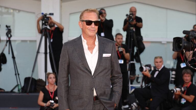 Kevin Costner on the red carpet in 2024