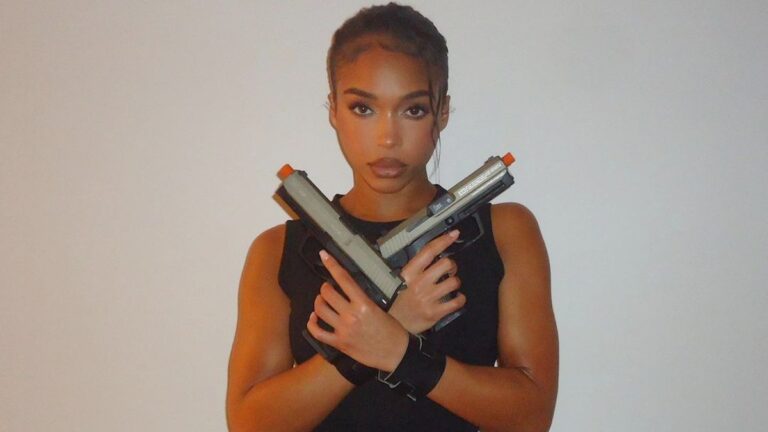 Lori Harvey channels Tomb Raider's Lara Croft for Halloween 2023