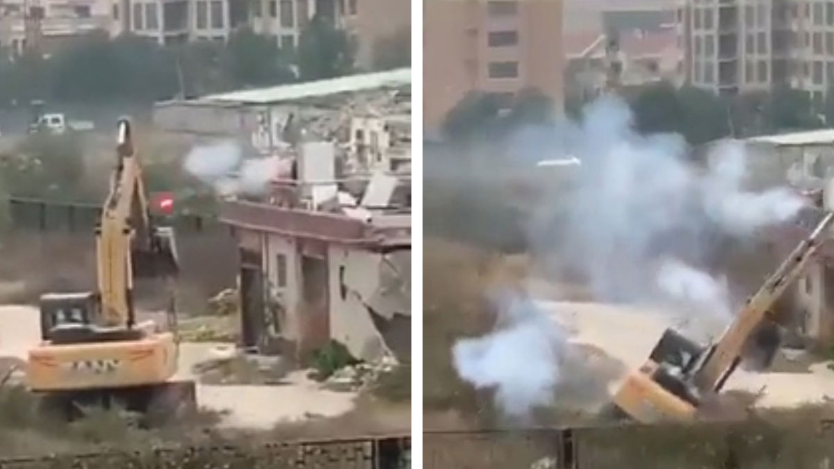 Not On My Watch! Man Fends Off a Bulldozer With Fireworks, ‘Either He’s Lucky or Chinese Rambo’