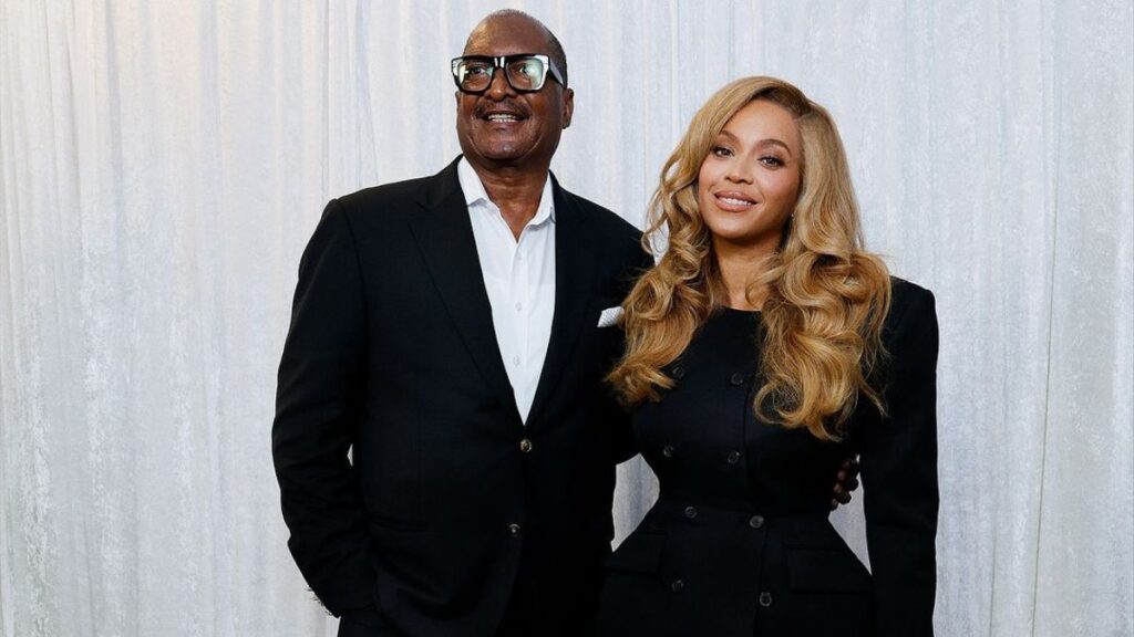 Beyonce and Matthew Knowles