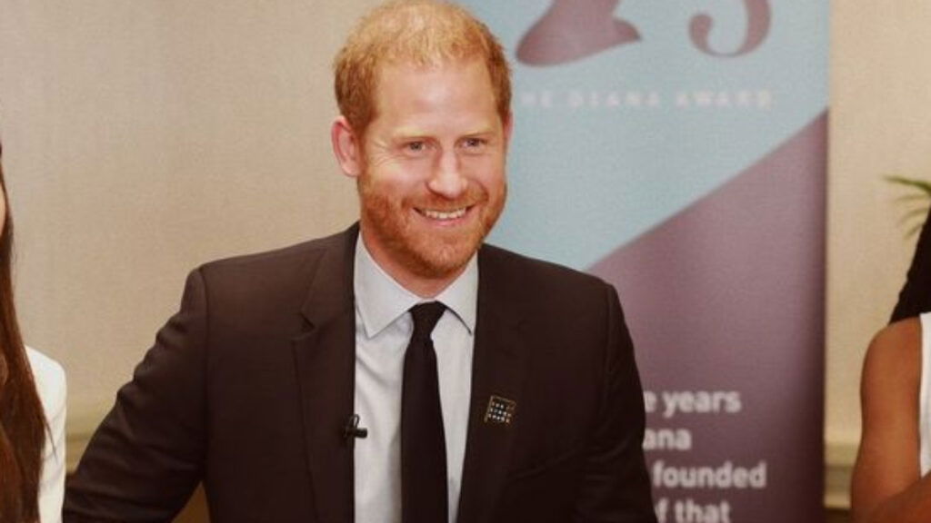 Prince Harry attend the Diana Awards 2024.