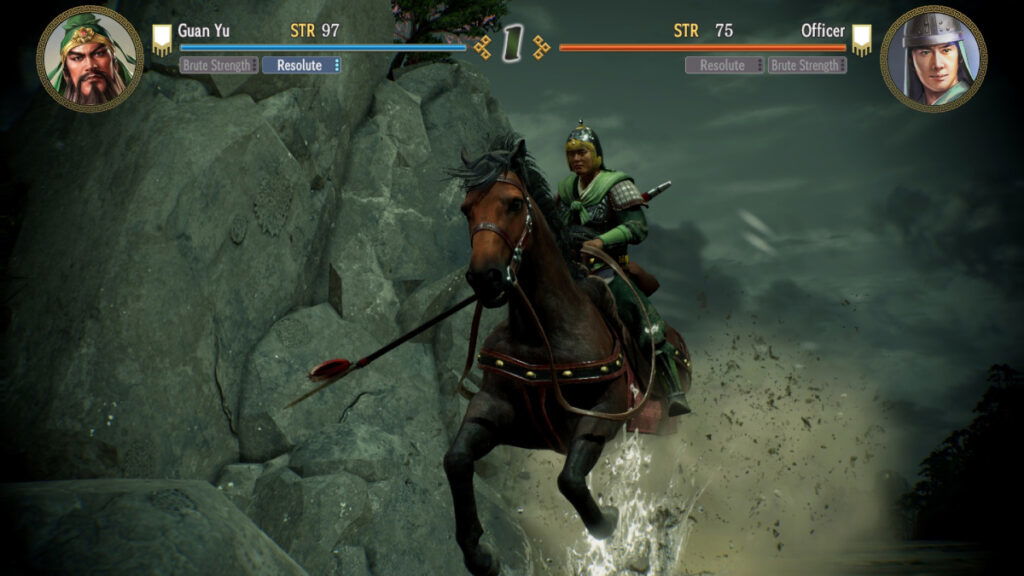 A duel in Romance of the Three Kingdoms 8 Remake